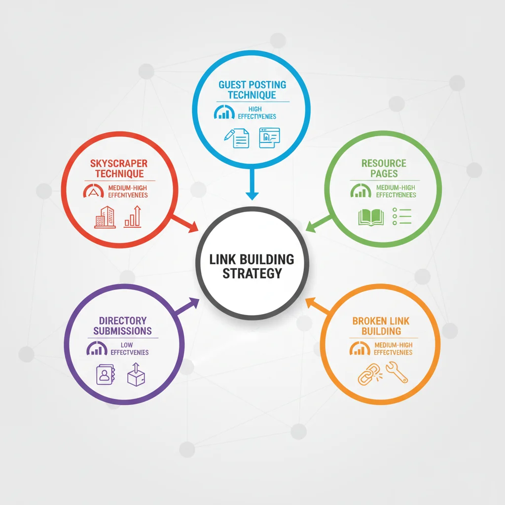 Timeline showing typical SEO results progression from page 2 to page 1 rankings