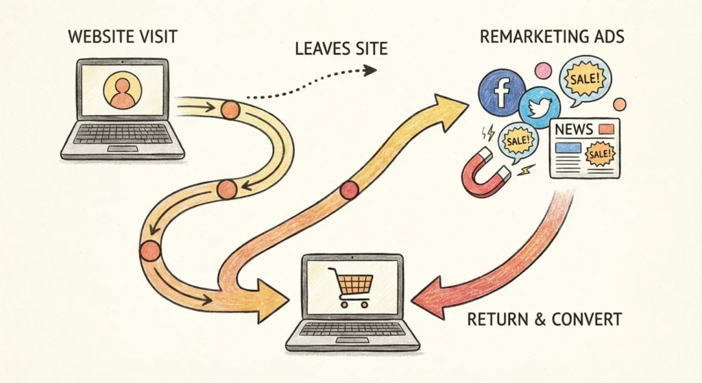 Google AdWords remarketing customer journey
