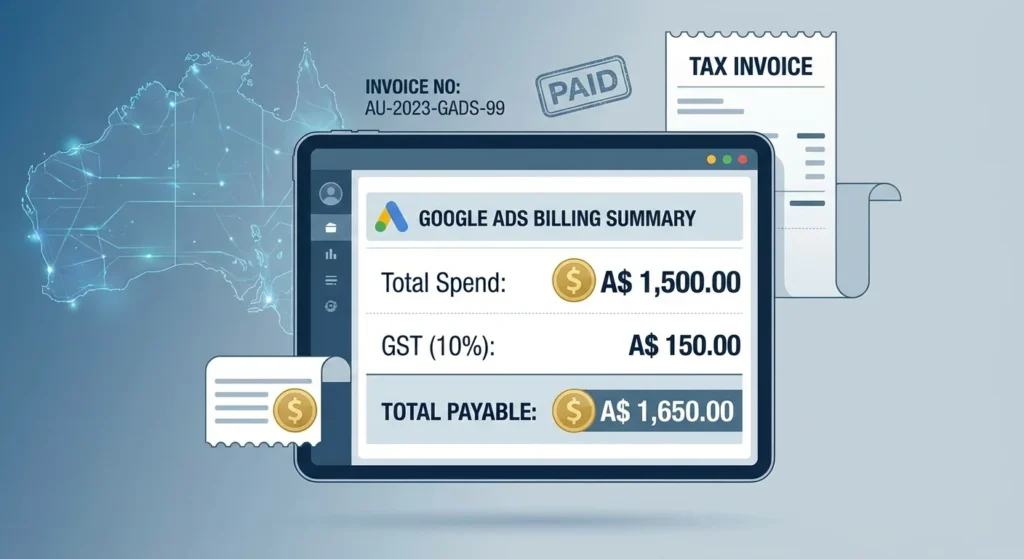 Google AdWords GST charges for Australian businesses