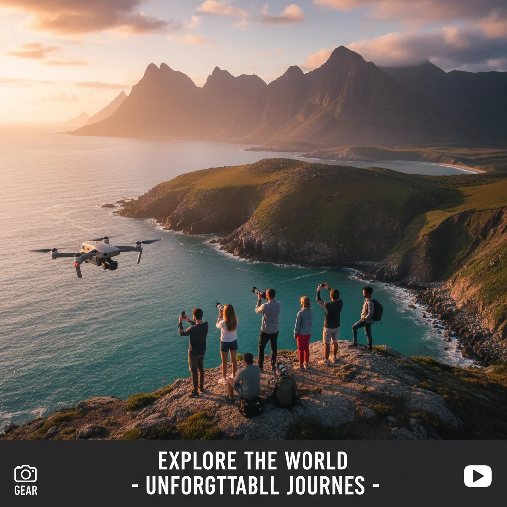 Travel destination showcasing video content marketing strategies for tourism websites