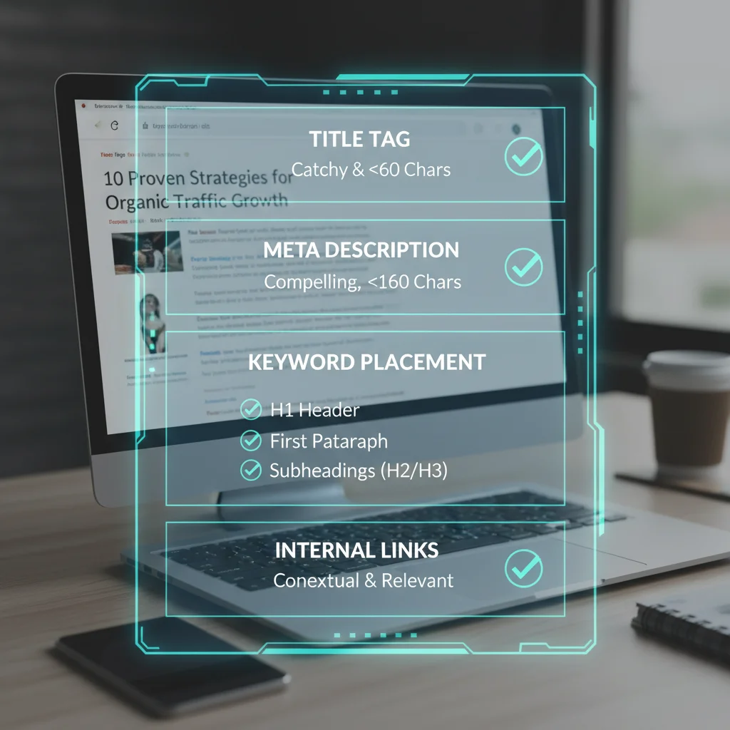 Link building strategy diagram showing quality backlink sources and tactics
