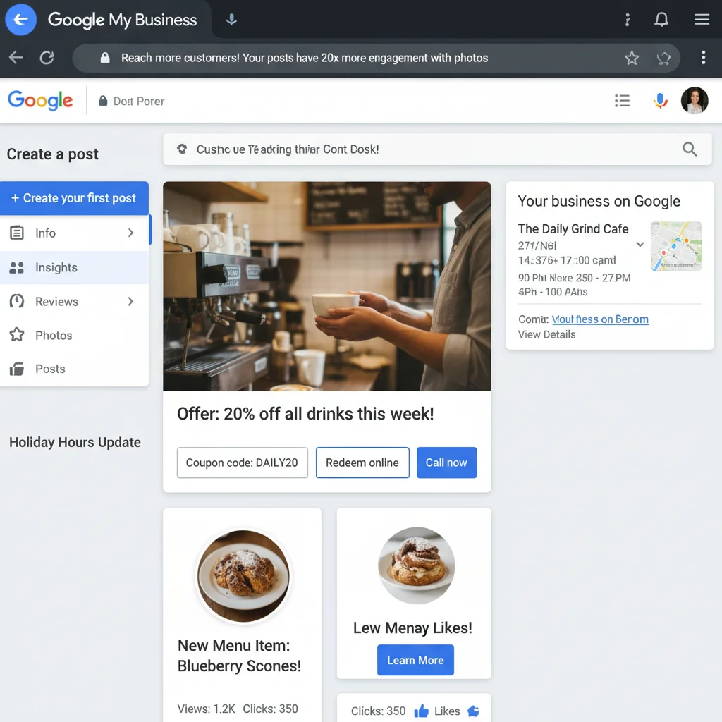 Google My Business posts strategy for Perth businesses to increase local engagement