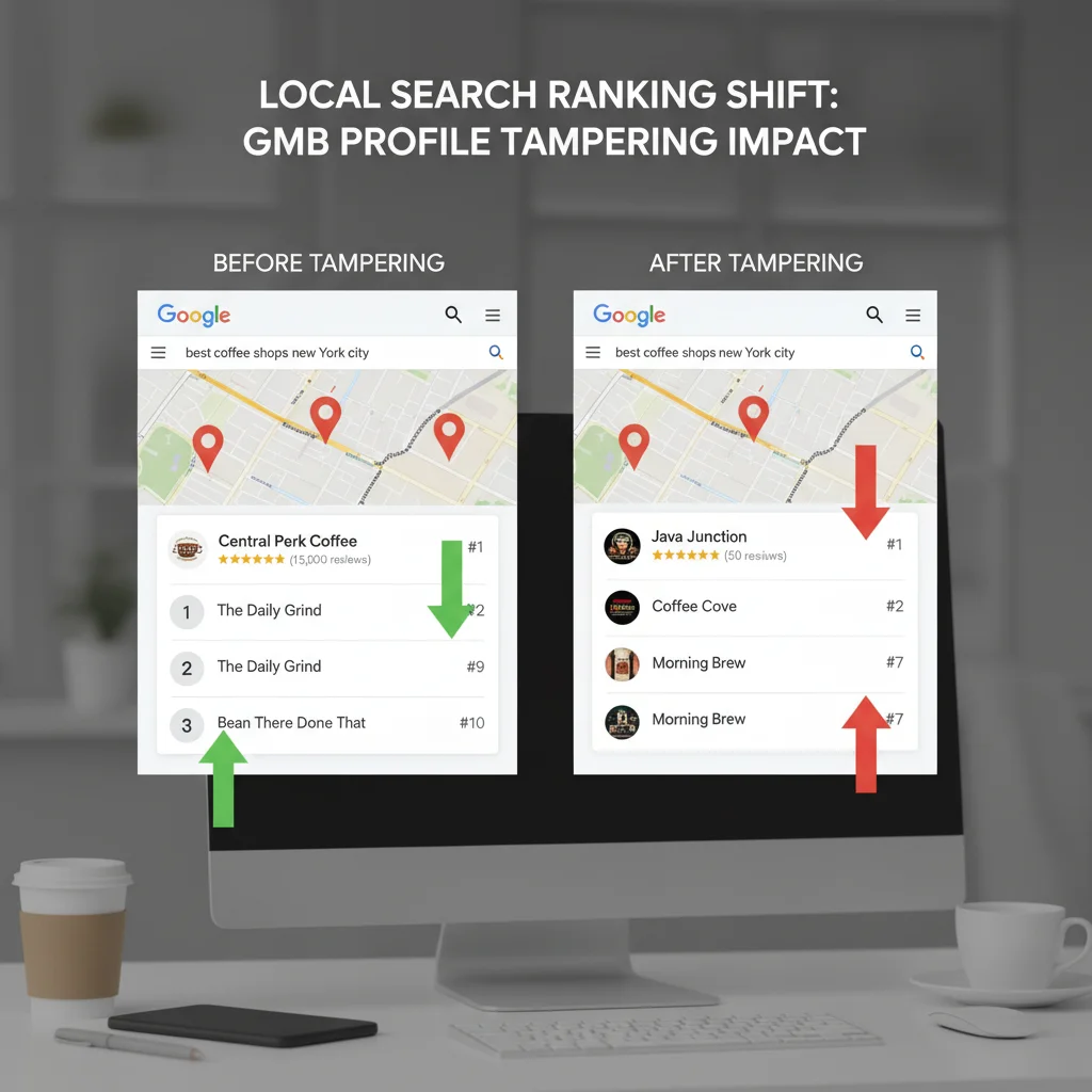 Local search rankings dropping due to inconsistent Google My Business information