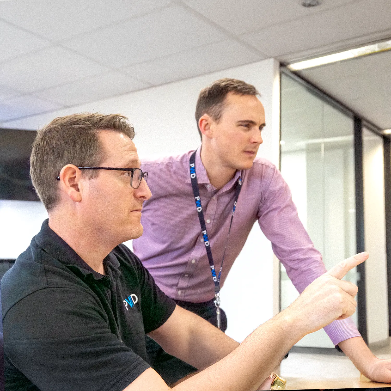 digital marketing specialists working on a campaign for a client