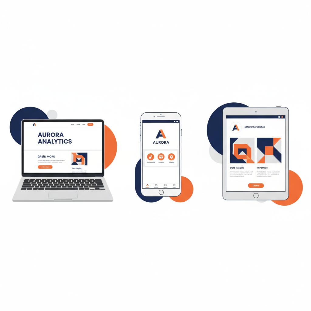 How to Build a Website that Encapsulates Your Brand Identity 4 Brand consistency applied across website, mobile app, and social media platforms