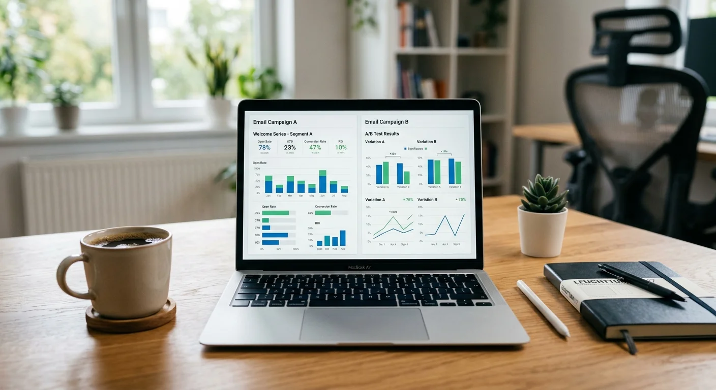 Personalised email marketing automation workflow