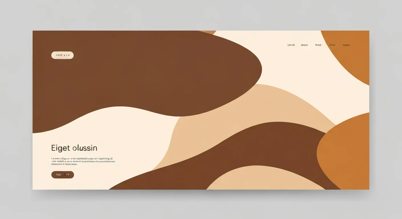 Organic anti-grid website layout with flowing curves and asymmetric design